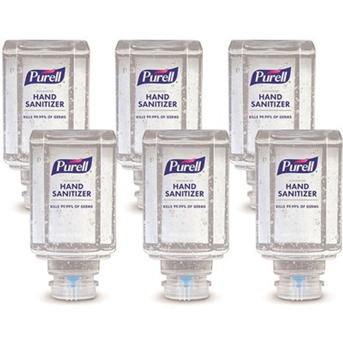 Purell Advanced Hand Sanitizer Gel for ES Everywhere System, 450 mL refill bottle (6-Pack Per Case)