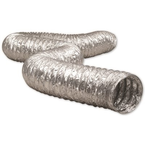 Everbilt 4 in. x 8 ft. Flexible Aluminum Dryer Vent Duct Everbilt 4 in. x 8 ft. Flexible Aluminum Dryer Vent Duct