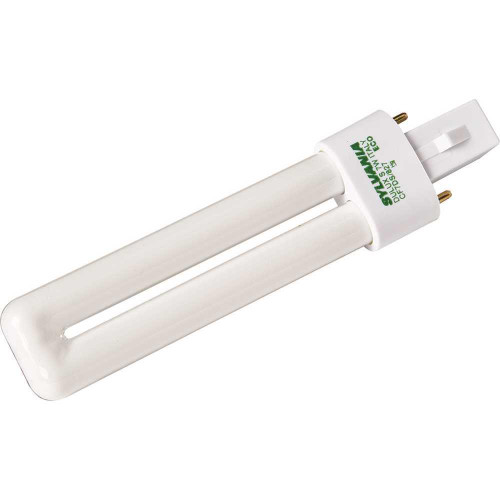 Sylvania 7 Watt Twin Compact Fluorescent Bulb, 2,700 Kelvin, G23 Base