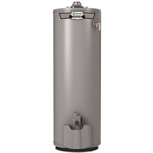 AO SMITH Atmospheric Vent 40-Gal Tall Natural Gas-Water Heater with Mechanical Valve
