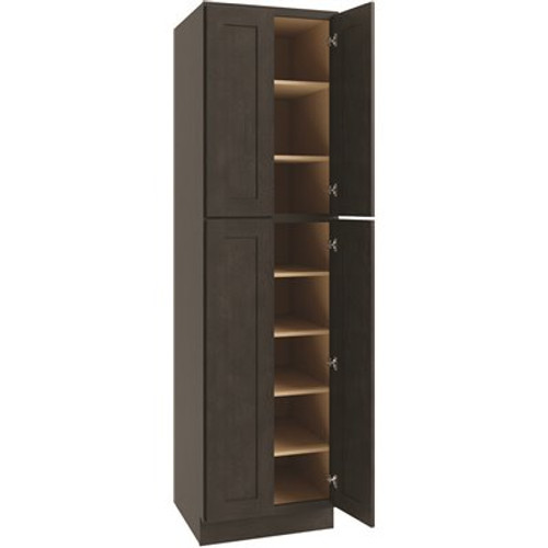 CNC Cabinetry Cabinetry Country Oak Utility Cabinet 24w X 96h