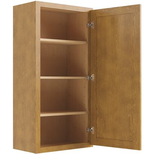 CNC Cabinetry Cabinetry Country Oak Wall Cabinet 15w X 42h