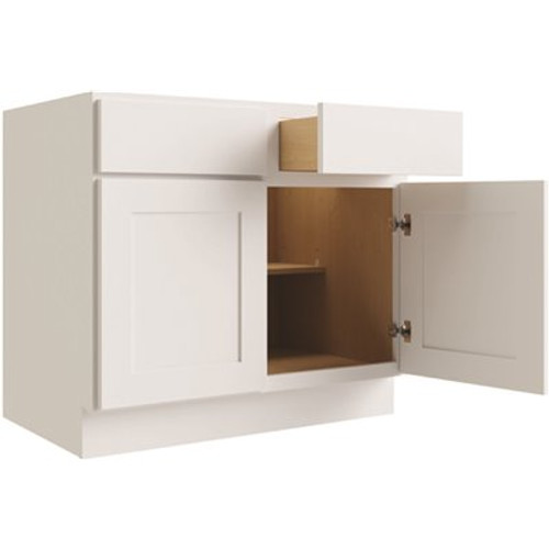 CNC Cabinetry Cabinetry Luxor White Base Cabinet 42w X 34.5h CNC Cabinetry Cabinetry Luxor White Base Cabinet 42w X 34.5h
