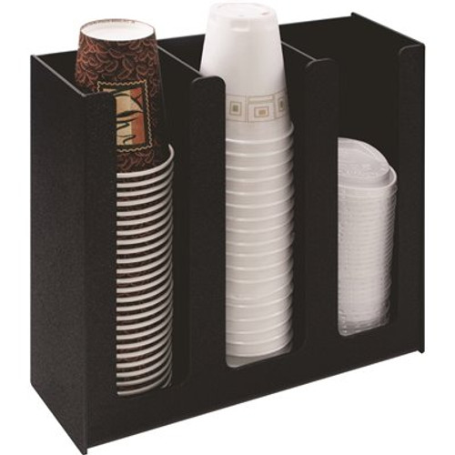 Vertiflex 3-column Cup and Lid Holder Organizer Vertiflex 3-column Cup and Lid Holder Organizer