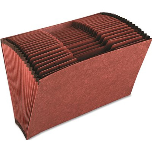 Cardinal Brands Inc. ACCORDION OPEN TOP FILE, 21 POCKETS, 1/3 TAB, LEGAL, BROWN