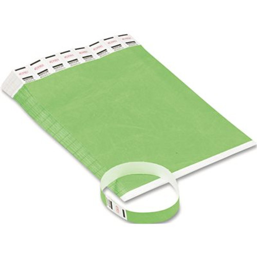 Advantus Corporation CROWD MANAGEMENT WRISTBANDS, SEQUENTIALLY NUMBERED, GREEN, 500/PACK
