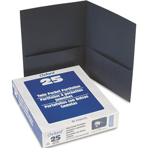 Esselte Pendaflex Corp. PENDAFLEX TWIN-POCKET PORTFOLIO, EMBOSSED LEATHER GRAIN PAPER, DARK BLUE Esselte Pendaflex Corp. PENDAFLEX TWIN-POCKET PORTFOLIO, EMBOSSED LEATHER GRAIN PAPER, DARK BLUE