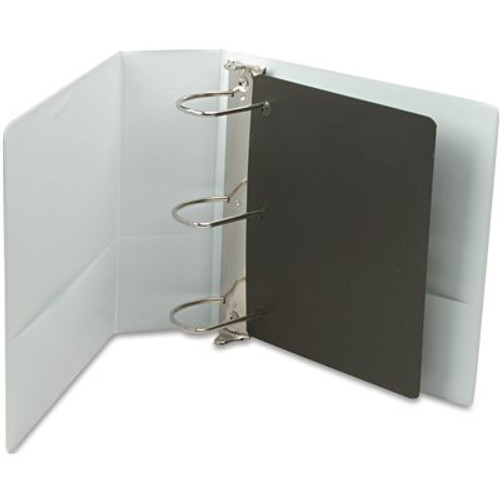 Cardinal Brands Inc. VINYL CLEARVUE XTRAVALUE SLANT D-RING PRESENTATION BINDER, 4" CAPACITY, WHITE