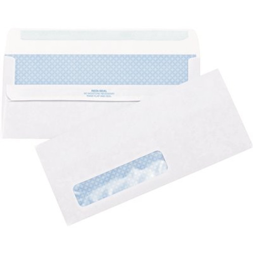 Business Source 4-1/2 in. x 9-1/2 in. Number 10 Self-Seal Envelopes Standard Window, White (500-Pack) Business Source 4-1/2 in. x 9-1/2 in. Number 10 Self-Seal Envelopes Standard Window, White (500-Pack)