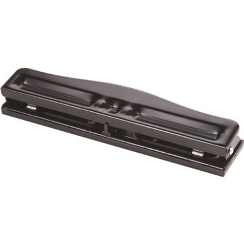 Business Source 1/4 in. and 2-3/4 in. 3-Hole Adjustable Punch, Black (8 to 10 Sheet Capacity) Business Source 1/4 in. and 2-3/4 in. 3-Hole Adjustable Punch, Black (8 to 10 Sheet Capacity)