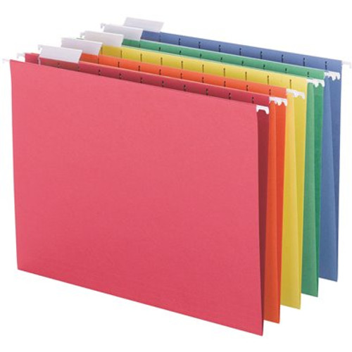 Sparco File Folders, Hanging, Letter, 1/5-Cut, Assorted (25 per Box) Sparco File Folders, Hanging, Letter, 1/5-Cut, Assorted (25 per Box)
