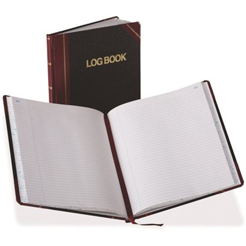 TOPS 10-3/8 in. x 8-1/8 in. Boorum and Pease Log Book Record Rule with Black and Red Cover (150 Pages) TOPS 10-3/8 in. x 8-1/8 in. Boorum and Pease Log Book Record Rule with Black and Red Cover (150 Pages)