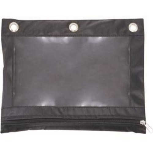 ADVANTUS 10 in. x 7-3/8 in. Binder Pencil Pouch, Black/Clear ADVANTUS 10 in. x 7-3/8 in. Binder Pencil Pouch, Black/Clear