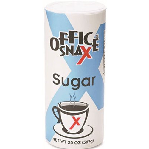 Office Snax 20 oz. Reclosable Sugar Canister Office Snax 20 oz. Reclosable Sugar Canister