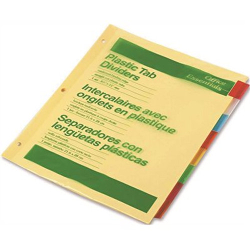Avery Office Essentials Insertable Tab Index Divider Set, Letter, Assorted (8-Set) Avery Office Essentials Insertable Tab Index Divider Set, Letter, Assorted (8-Set)