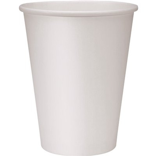 Genuine Joe 12 oz. White Polyurethane Lined Disposable Hot Cups Genuine Joe 12 oz. White Polyurethane Lined Disposable Hot Cups
