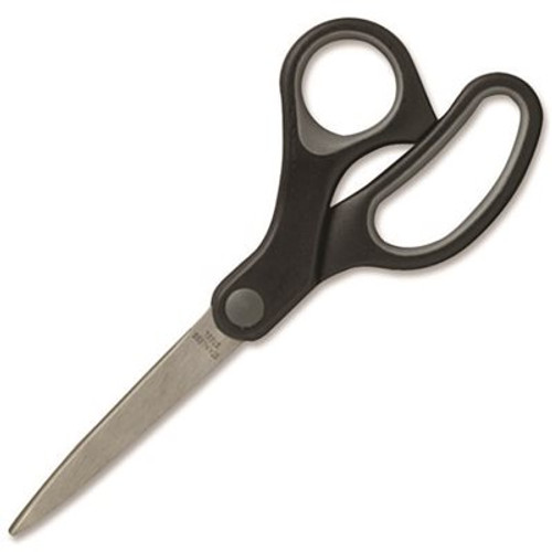 Sparco 7 in. Scissors Straight Rubber Handles in Black Sparco 7 in. Scissors Straight Rubber Handles in Black