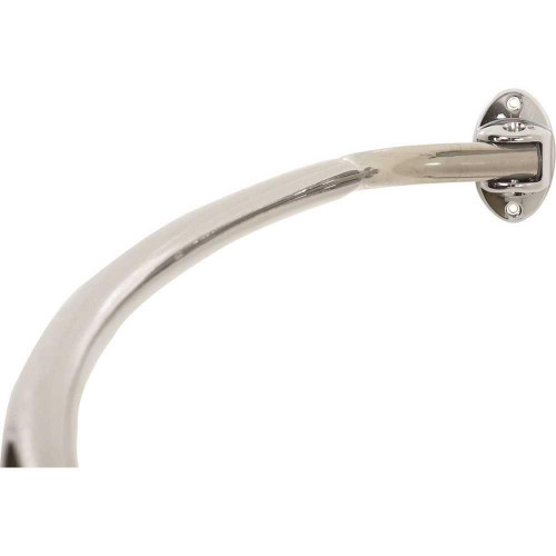 Seasons Adjustable Curved Shower Rod Exposed Mount Bracket - Polished Chrome Seasons Adjustable Curved Shower Rod Exposed Mount Bracket - Polished Chrome