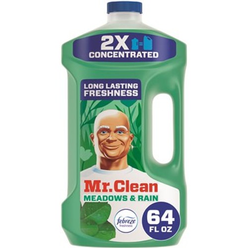 MR. CLEAN Mr. Clean 64oz. 2x Concentrated Febreze Meadows/rain Scent Mp Cleaner Case Of 4 MR. CLEAN Mr. Clean 64oz. 2x Concentrated Febreze Meadows/rain Scent Mp Cleaner Case Of 4