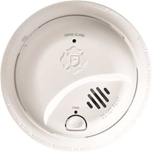 Brk Electronics Interconnect Hardwire Smoke Alarm With Battery, Package Of 6 Brk Electronics Interconnect Hardwire Smoke Alarm With Battery, Package Of 6
