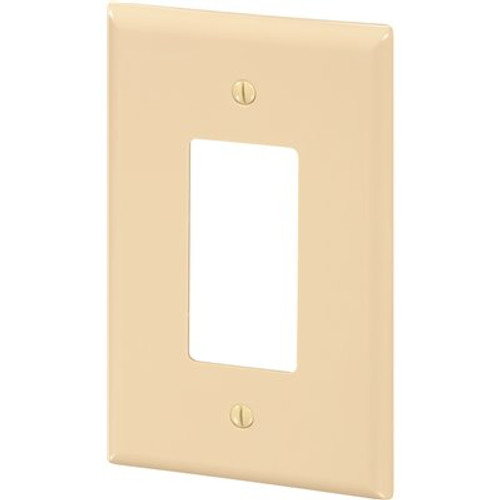 Maintenance Warehouse Jumbo Single Gang Decorator Wall Plate Ivory - Package Of 10