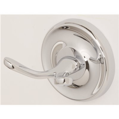 Seasons Raleigh Polished Chrome Double Robe Hook