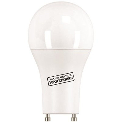 Maintenance Warehouse 9 Watt A19 Gu24 LED A-Line Bulb 2700k Package Of 24
