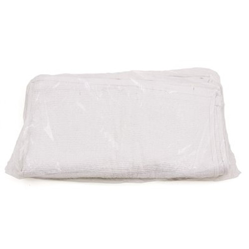 28 oz. 16 in. x 19 in. White Bar Towel Terry (12-Per Pack, 20-Packs Per Case)