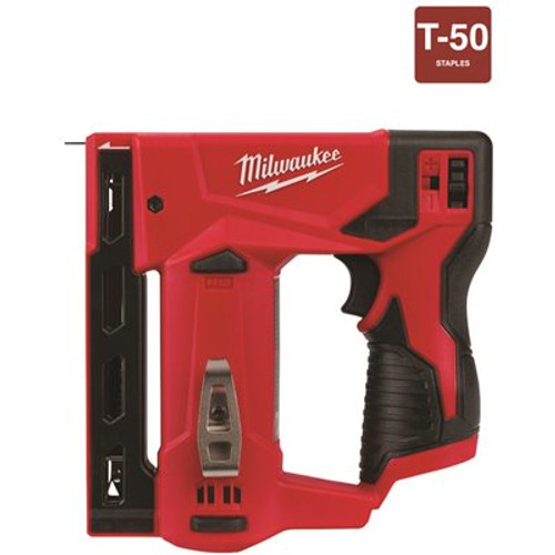 Milwaukee M12 12-Volt Lithium-Ion Cordless 3/8 in. Crown Stapler (Tool-Only)