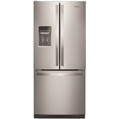 Whirlpool 19.7 cu. ft. French Door Refrigerator in Fingerprint Resistant Stainless Steel Whirlpool 19.7 cu. ft. French Door Refrigerator in Fingerprint Resistant Stainless Steel