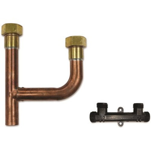NORITZ Crossover Valve and Bypass Pipe Kit for NRCR Tankless Water Heaters NORITZ Crossover Valve and Bypass Pipe Kit for NRCR Tankless Water Heaters