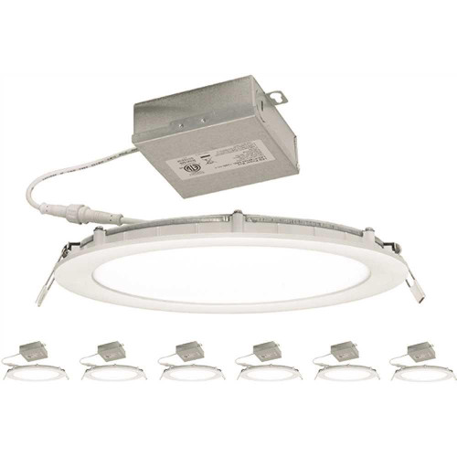 Maintenance Warehouse 8" Led Canless Downlight 27-50k Cct Package Of 6