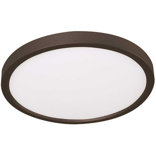 Seasons Seasons Edge 5.4 In. Round LED Flush Mount Black 27-50K CCT 4PK