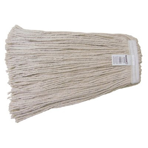 Renown 24 oz. 4-Ply 1 in. String Mop Headband Natural Cotton Cut End Mop Head