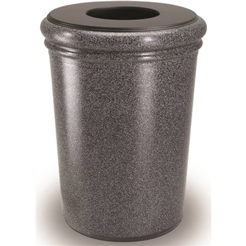 50 Gallon Stonetec Pepperstone Round Trash Can 50 Gallon Stonetec Pepperstone Round Trash Can