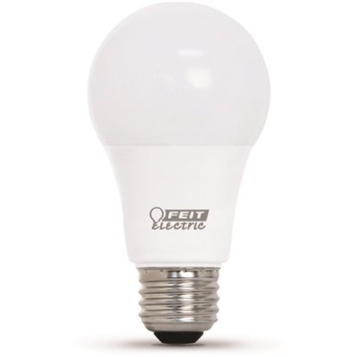 FEIT ELECTRIC Electric A19 5w 3k E26 Base Wht Frost General Purpose LED Bulb Package Of 4 FEIT ELECTRIC Electric A19 5w 3k E26 Base Wht Frost General Purpose LED Bulb Package Of 4
