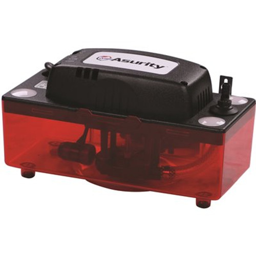 ASURITY Ultra Series 120v Condensate Pump, 22 Ft Lift ASURITY Ultra Series 120v Condensate Pump, 22 Ft Lift