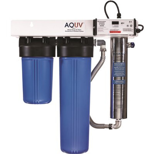 AQUA FLO Series Whole House Ultraviolet Disinfect Filter Rack System Aquv-8r12
