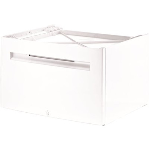 BOSCH 24 In. Laundry Pedestal In White With Storage Drawer For Dryer