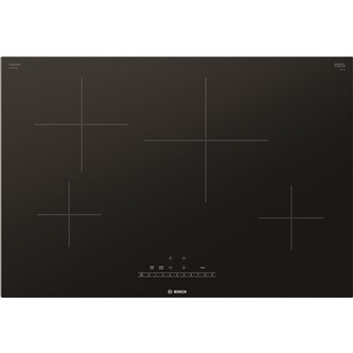 BOSCH 500 Series 30 Inch Induction Cooktop In Black With 4 Speed Boost Elements BOSCH 500 Series 30 Inch Induction Cooktop In Black With 4 Speed Boost Elements