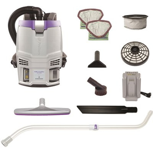 PROTEAM Gofit 3 Cordless Commercial Backpack Vacuum W/xover Telescoping Wand Kit PROTEAM Gofit 3 Cordless Commercial Backpack Vacuum W/xover Telescoping Wand Kit