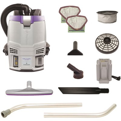 PROTEAM Gofit 3 Cordless Commercial Backpack Vacuum W/xover Two-Piece Wand Kit PROTEAM Gofit 3 Cordless Commercial Backpack Vacuum W/xover Two-Piece Wand Kit