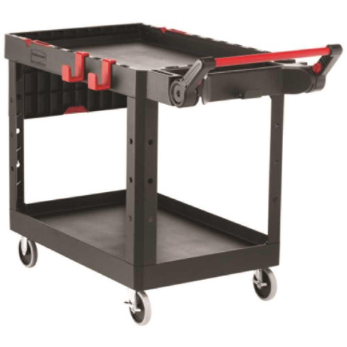 Rubbermaid Commercial Heavy Duty Adaptable Utility Cart, Medium, Black Rubbermaid Commercial Heavy Duty Adaptable Utility Cart, Medium, Black