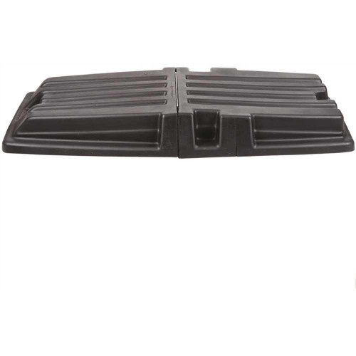 Rubbermaid Commercial Rotomolded Lid For 1 Cubic Yard Tilt Trucks, Black Rubbermaid Commercial Rotomolded Lid For 1 Cubic Yard Tilt Trucks, Black