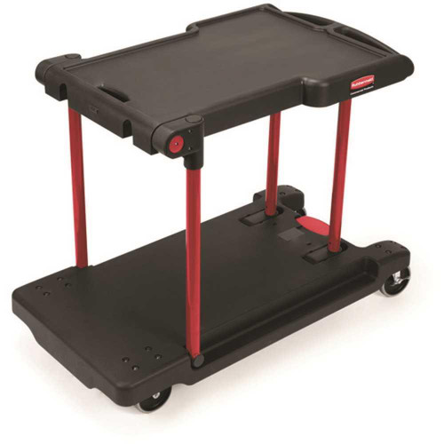 Rubbermaid Commercial Convertible Utility Cart And Platform Truck, Black Rubbermaid Commercial Convertible Utility Cart And Platform Truck, Black