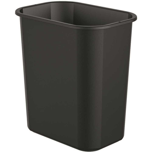 Suncast Commercial 3 Gallon Desk-Side Resin Trash Can - Black Suncast Commercial 3 Gallon Desk-Side Resin Trash Can - Black