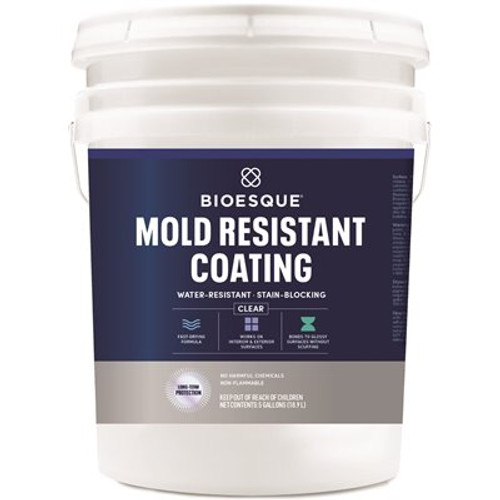 Bioesque 5 Gallon Mold Resistant Coating Clear Bioesque 5 Gallon Mold Resistant Coating Clear