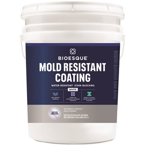 Bioesque 5 Gallon Mold Resistant Coating White Bioesque 5 Gallon Mold Resistant Coating White