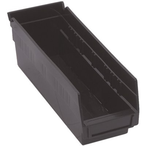 Quantum Storage Systems 1.4 Qt. Economy Shelf Bin Black