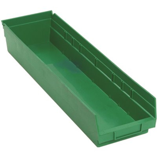 Quantum Storage Systems 4 In Green Shelf Bin 23-5/8 X 6-5/8 X 4 In Package Of 8 Quantum Storage Systems 4 In Green Shelf Bin 23-5/8 X 6-5/8 X 4 In Package Of 8